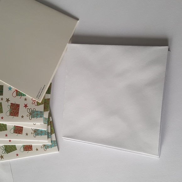 🎅🏼16 Pcs Blank Happy Birthday Card Christmas Cards Cartes de Noël fête 4.5x4.5 - Picture 7 of 8